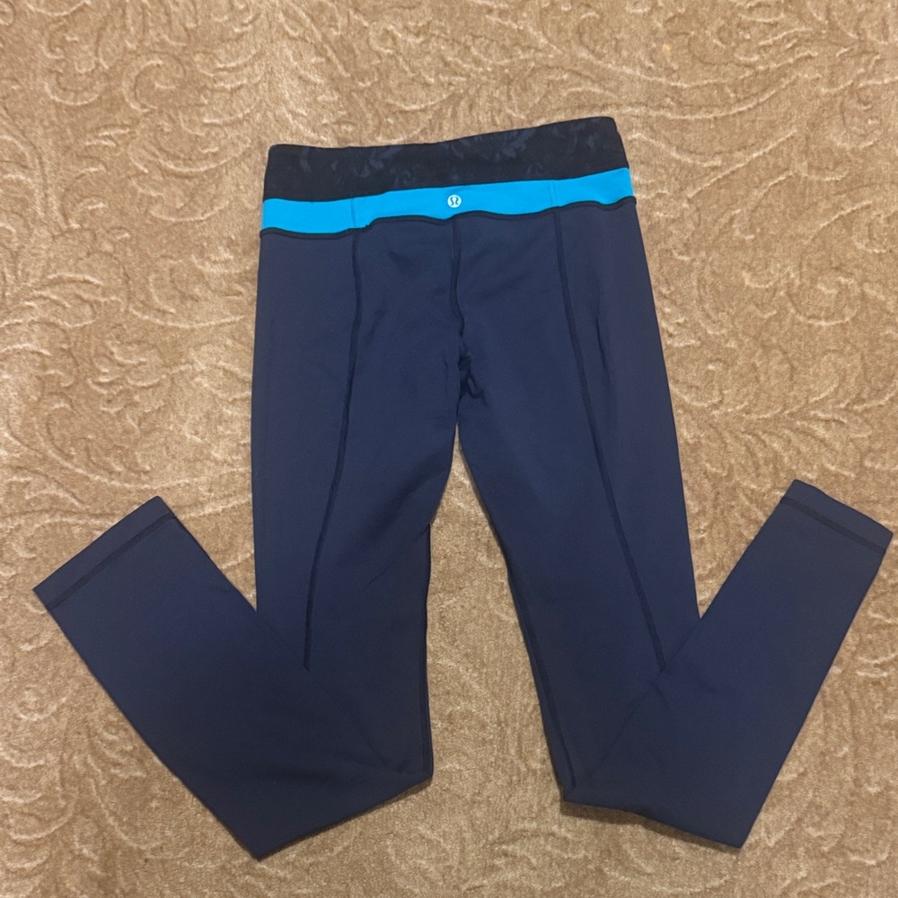 lululemon athletica Kids Leggings with Blue Accent